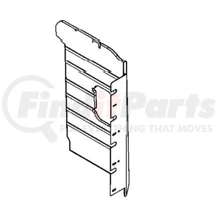 Freightliner A18-71547-001 UPH-SDWL,VENT,RH,GRAY