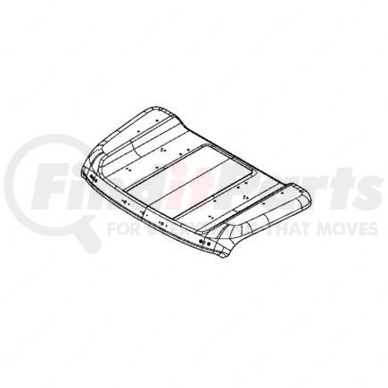 Freightliner A18-72233-002 ROOF-LOW,DYCB,MKR,COND,2 HORN