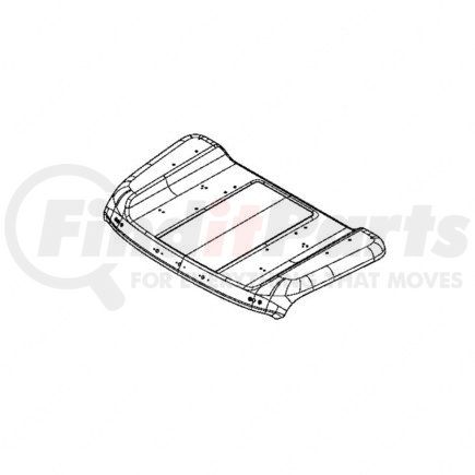 Freightliner A18-72233-008 ROOF-LOW,DYCB,MKR,2 BCN