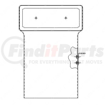 Freightliner A22-35819-000 DUCT, ASSY OUTLET