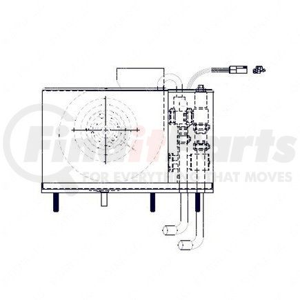 Freightliner A2237529004 SLPR HTR A/C 134A COMPAT