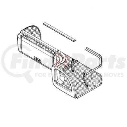 Freightliner A22-47488-003 CONSOLE AY LH REAR D