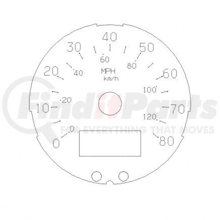 Freightliner A22-58817-000 SPEEDO MPH/KPH