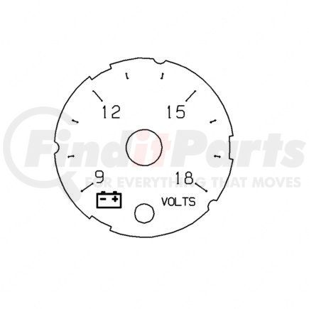 Freightliner A2258825014 GAUGE VOLTMETER