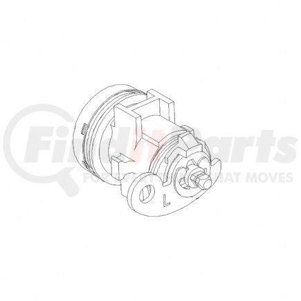 Freightliner A22-63693-013 LOCKSET, KEY CODE FT1013