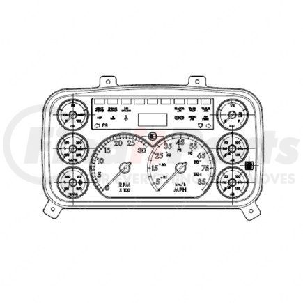 Freightliner A22-61959-045 CLST,MPH/KPH/TACH/RESET/2AIR