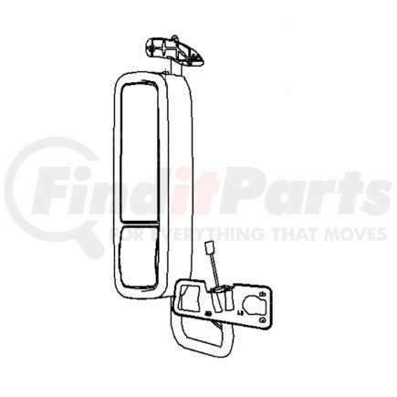 Freightliner A22-62161-010 MIR AY-WIDE,REM,PTD,RHD,LH