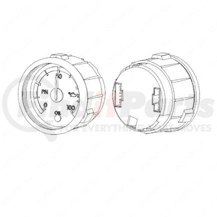 Freightliner A22-63127-111 GAUGE-ENGINE,COOLANT TEMP,EXPO