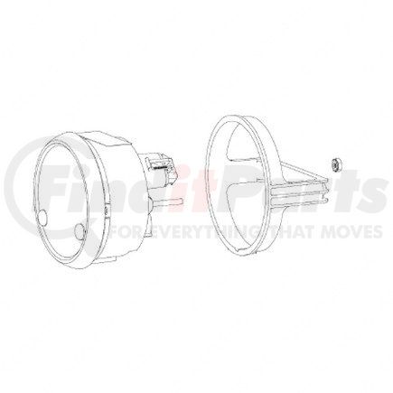 Freightliner A22-69670-001 GAUGE-HYBRID,BLK