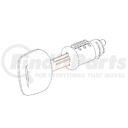 Freightliner A22-69907-001 LOCKSET-RANDOM KEY CODE,IGN,AC