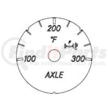 Freightliner A22-71988-004 GAUGE-FR AXLE OIL TEMP,ICUC