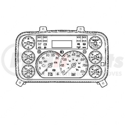 Freightliner A22-74544-000 CLUSTER-ICU3S,US,HYD