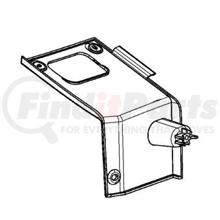 Freightliner A22-75163-000 COVER-UNDER DASH,THROTTLE,RHD