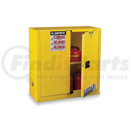 Justrite 894500 Justrite Flammable Cabinet With Manual Close Double Door 45 Gallon