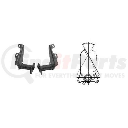 Meritor K333299T1554 Meritor Genuine Air Brake - Chamber Bracket