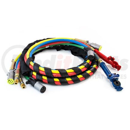 Tramec Sloan 451267 4-in-1 Wrap – 15 ft. Power/Air Lines with MAXXGrips, Sonogrip ABS & ISO Cable