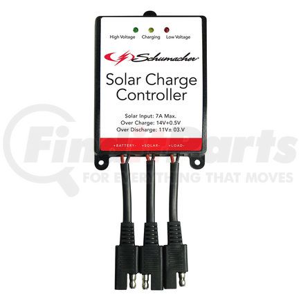 Schumacher SPC7A Solar Charge Controller - for 12v Lead-Acid Batteries and Solar Panels