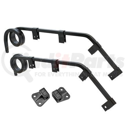 Fleet Engineers 031-00136 Shortie 5/8" Bar Type Mud Flap Bracket, double coil, standard mount