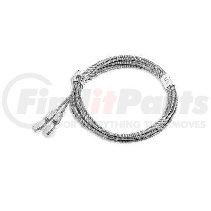 Fleet Engineers 025-01088 Door Cable Roll-Up, pair, 5/16" eye, 115" length