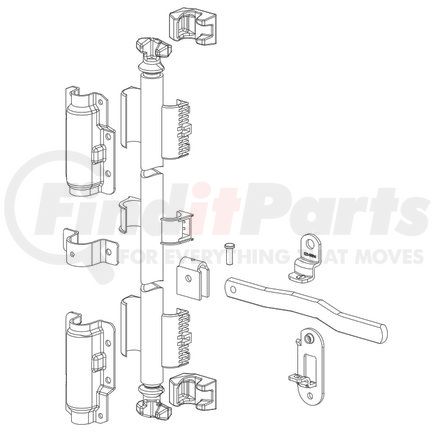 Fleet Engineers 021-00312 Lock Rod Miner Style Set