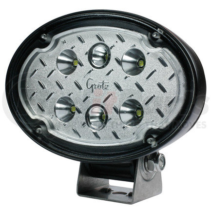 Grote 63F81 Trilliant® Oval LED Work Light - Flood, Hard Shell SuperSeal w/ Pigtail