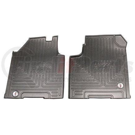 Minimizer 103084 Floor Mats - Black, 2 Piece, Front Row, For Western Star