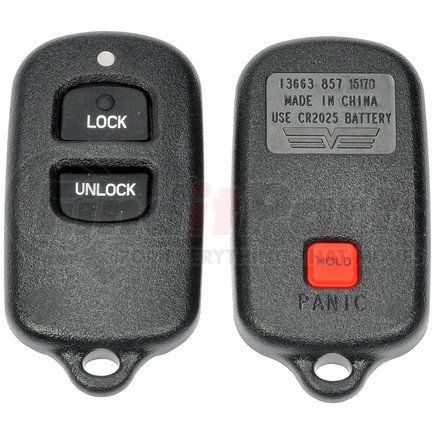 Dorman 13663 Keyless Remote Case