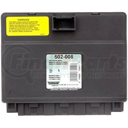 Dorman 502-008 BODY CONTROL MODULE