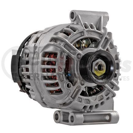 Delco Remy 12877 Alternator - Remanufactured, 110 AMP, with Pulley