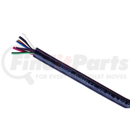 Phillips Industries 3-242 Trailer Cable - DURAFLEX™, 7 Conductor, 1/12, 6/14 ga. .500 O.D., 100 ft., Spool