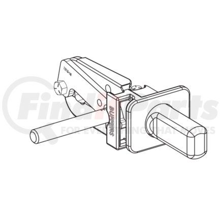 Buffers USA 1103-1213-R PINLOCK ASSY, STD PIN, RIGHT