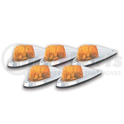 Pacer Performance 20106 LED AMBER DELUXE CHROME HI-5 LT KIT