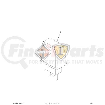 Navistar 1677161C1 INTERNATIONAL LENS TURN SIGNAL AMBER & RED