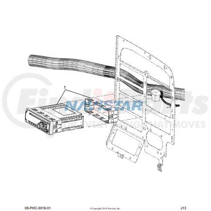 Navistar 4027785C1 RADIO,ASM , DEA50