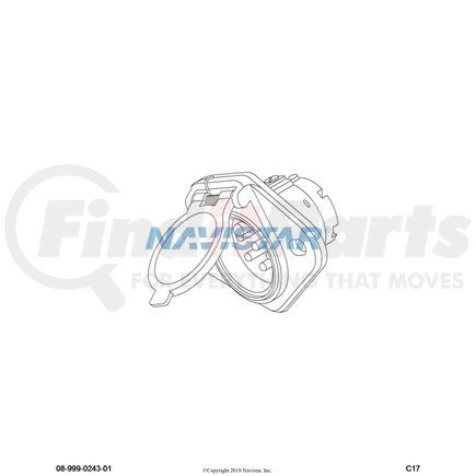 Navistar 3520417C1 INTERNATIONAL RECPTACL