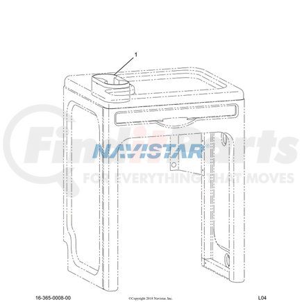 Navistar 2028525C94 HOLDER CUP