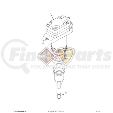 Navistar 2593595C92 KT INJTR,KIT, INJ