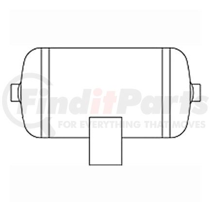 Firestone 9125 1 GALLON AIR TANK