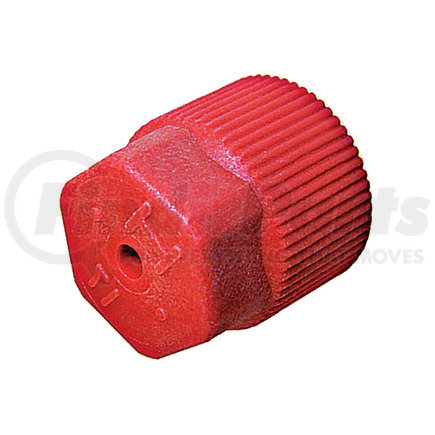 Omega Environmental Technologies MT0069 VALVE CAP - RED M8X1 HIGH SIDE QUICK 5 PK