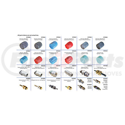 Omega Environmental Technologies MT9615 24 CompressorARTMENT KIT-CAPS PRIMARY SEALS & VALVE COR