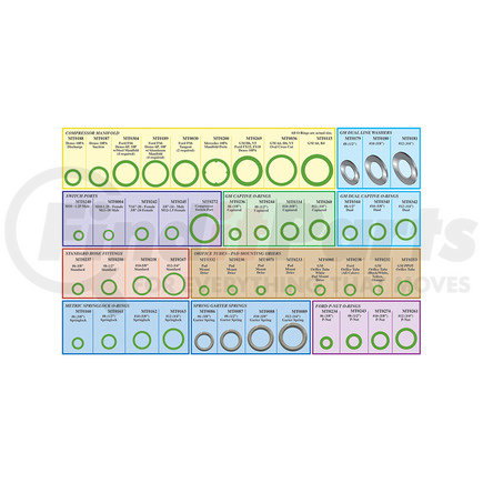 Omega Environmental Technologies MT9618 ULTIMATE - 48 CompressorARTMENT KIT - MOST POPULAR O-RING