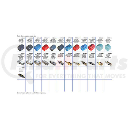 Omega Environmental Technologies MT9621 48 CompressorARTMENT KIT-CAPS PRIMARY SEALS/VALVE CORES