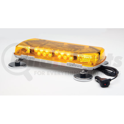 Whelen Engineering MC16MA Mini Century Lightbar 16" with Magnet Mt Kit (Amber)