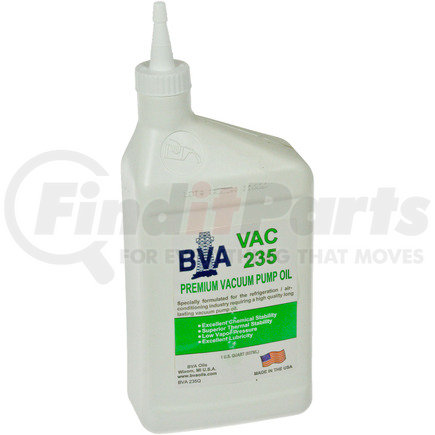 Omega Environmental Technologies 41-50064 VACUUM PUMP OIL BY BVA 1 QUART