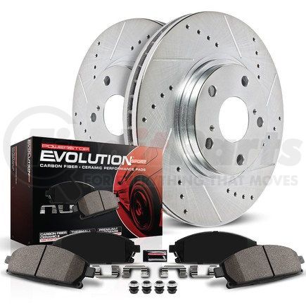 PowerStop Brakes K1714 1-CLICK BRAKE KIT