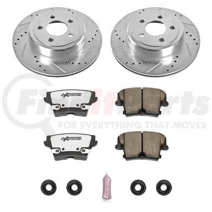 PowerStop Brakes K172026 STREET WARRIOR BRAKE KIT
