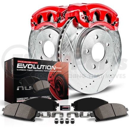 PowerStop Brakes KC7064 Z23 EVOLUTION KIT W/CALS