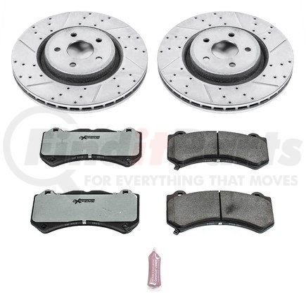 PowerStop Brakes K595726 STREET WARRIOR BRAKE KIT