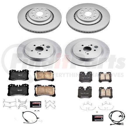 PowerStop Brakes CRK8391 Z17 COATED BRAKE KIT