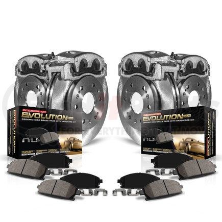 PowerStop Brakes KCOE1418B AUTOSPECIALTY KIT W/CALS